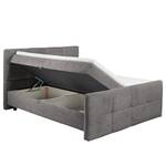 Boxbett Cucche Cordstoff Zuri: Grau - 180 x 200cm