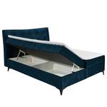 Lit boxspring Soella Microfibre Salvo: Bleu nuit - 180 x 200cm