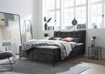 Lit boxspring Soella Microfibre Salvo: Anthracite - 180 x 200cm