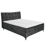 Lit boxspring Soella Microfibre Salvo: Anthracite - 180 x 200cm