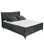 Lit boxspring Soella Microfibre Salvo: Anthracite - 160 x 200cm