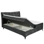 Lit boxspring Soella Microfibre Salvo: Anthracite - 160 x 200cm