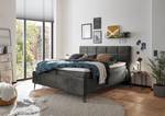 Lit boxspring Carnera Microfibre Valeria: Gris