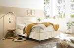 Boxspringbett Fasella Chenille Aponi: Creme - 140 x 200cm