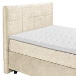 Boxspring Fasella Chenille Aponi: Crèmekleurig - 140 x 200cm