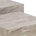 Tables basses Sukatari - Lot de 2 Imitation marbre gris