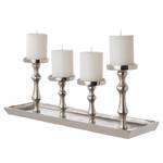 Deko Tablett BANQUET Typ C Aluminium - Silber