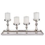 Deko Tablett BANQUET Typ C Aluminium - Silber