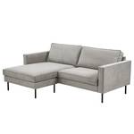 Ecksofa Zielke Webstoff Roge: Silber