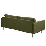 3-Sitzer Sofa LANDOS Strukturstoff Foxy: Dunkelgrün