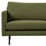 3-Sitzer Sofa LANDOS Strukturstoff Foxy: Dunkelgrün