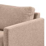 Fauteuil LANDOS Tissu structuré Foxy: Marron clair