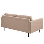 2-Sitzer Sofa LANDOS Strukturstoff Foxy: Hellbraun
