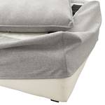 Housse interchangeable BUCKSTON pouf Tissu Nadira: Gris clair