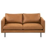 2-Sitzer Sofa LANDOS Microfaser Dafina: Cognac