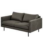 2-Sitzer Sofa LANDOS Microfaser Dafina: Anthrazit