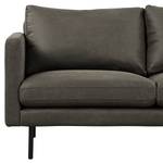 2-Sitzer Sofa LANDOS Microfaser Dafina: Anthrazit