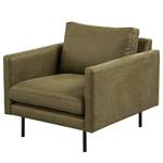 Fauteuil LANDOS Microvezel Dafina: Antiek groen