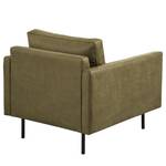 Fauteuil LANDOS Microvezel Dafina: Antiek groen