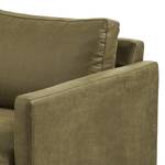 Fauteuil LANDOS Microvezel Dafina: Antiek groen