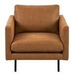 Fauteuil LANDOS Microfibre Dafina: Cognac