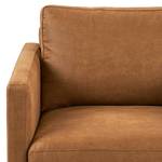 Fauteuil LANDOS Microvezel Dafina: Cognackleurig