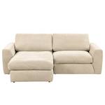 Ecksofa Pratum Strukturstoff Banu: Creme