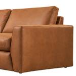 Ecksofa Pratum Mischgewebe Keana: Cognac