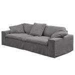 3-Sitzer Sofa Buckston Cordstoff Zuri: Grau