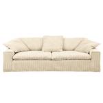 3-Sitzer Sofa BUCKSTON Cordstoff Zuri: Creme