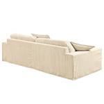 3-Sitzer Sofa Buckston Cordstoff Zuri: Creme