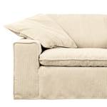 3-Sitzer Sofa Buckston Cordstoff Zuri: Creme