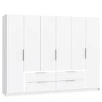 Armoire à portes battantes Parrai 270 cm Blanc mat