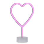 Lampe enfant LED Neon-Herz - Type B Polyester PVC - 1 ampoule