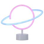 LED-Kinderzimmerleuchte Neon-Saturn