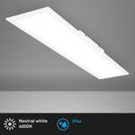 LED-plafondlamp Halenta aluminium - wit - 7 x 78 cm
