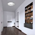 LED-plafondlamp Pancara kunststof - wit/zwart