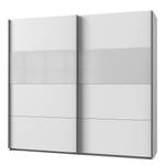 Armadio con ante scorrevoli Bramfeld 2 Vetro - Bianco - 270 x 236 cm