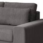 3-Sitzer Sofa Gurabo Cordstoff Lola: Grau