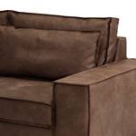 3-Sitzer Sofa Gurabo Microfaser Yaka: Braun