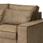 2,5-Sitzer Sofa Gurabo Microfaser Yaka: Muskat