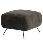 Fauteuil Vains Microfibre Goda: Anthracite - Avec repose-pieds