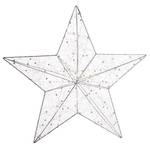 LED 3D-Stern SHINING STAR Kupfer / Polyester - Silber