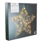 Étoile LED en 3D SHINING STAR Argenté - Métal - Matière plastique - 8 x 58 x 58 cm