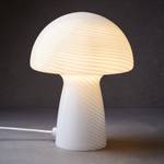 Lampe de table FUNGI TOWN Verre coloré - Blanc