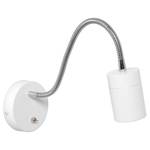 LED-wandlamp Upround aluminium - 1 lichtbronnen - Wit