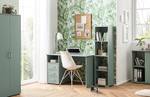 Armoire de bureau Niels 164 cm Gris menthe