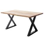 Pieds de table Woodham Métal - Noir - Forme en X