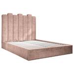 Letto imbottito Foaker Velluto Zoa: mauve - 140 x 200cm