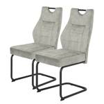 Chaises cantilever Weiten - Lot de 2 Gris vintage